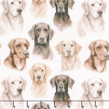 Paw and Whisker - Labradorable Retrievers Dogs Multi Yardage