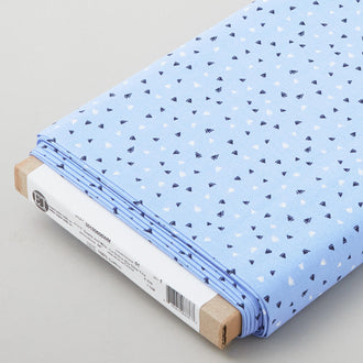 Emma and Mila - La Dolce Vita Ditsy Triangle Blue 8 Yard Bolt