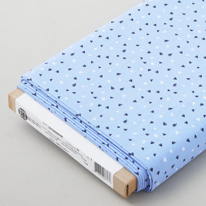 Emma and Mila - La Dolce Vita Ditsy Triangle Blue 8 Yard Bolt