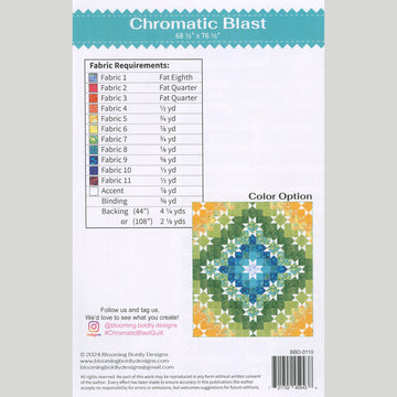 Chromatic Blast Quilt Pattern