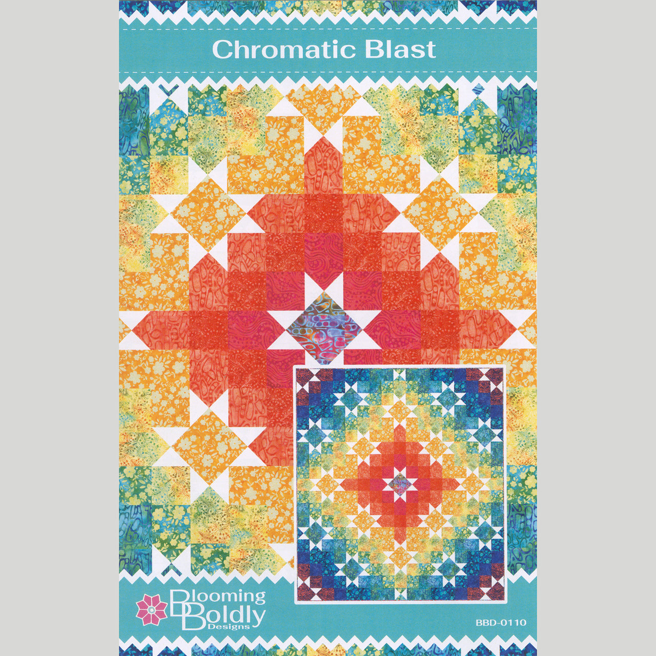 Chromatic Blast Quilt Pattern