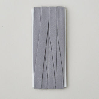 Callie Del Extra Wide Double Fold Bias Tape 1/2" x 3yd - Light Gray