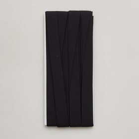 Callie Del Extra Wide Double Fold Bias Tape 1/2" x 3yd - Black