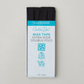 Callie Del Extra Wide Double Fold Bias Tape 1/2" x 3yd - Black