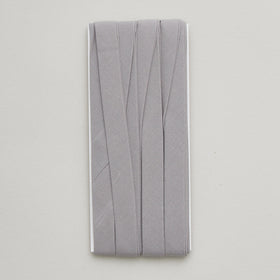 Callie Del Extra Wide Double Fold Bias Tape 1/2" x 3yd - Medium Gray