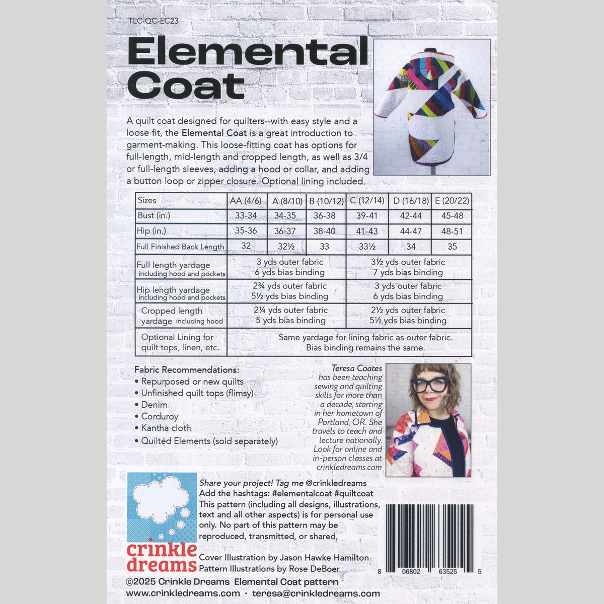 The Elemental Coat Pattern