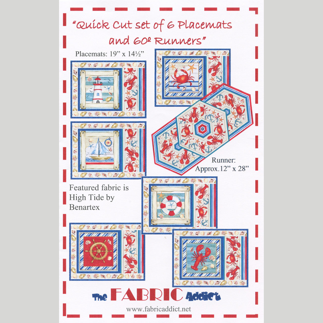 Quick Cut Placemats and Runner Pattern