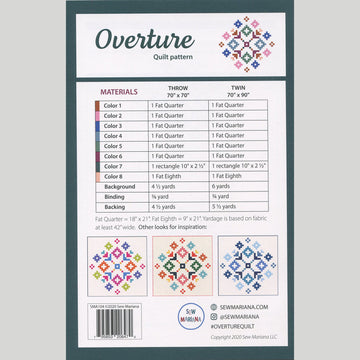 Overture Quilt Pattern