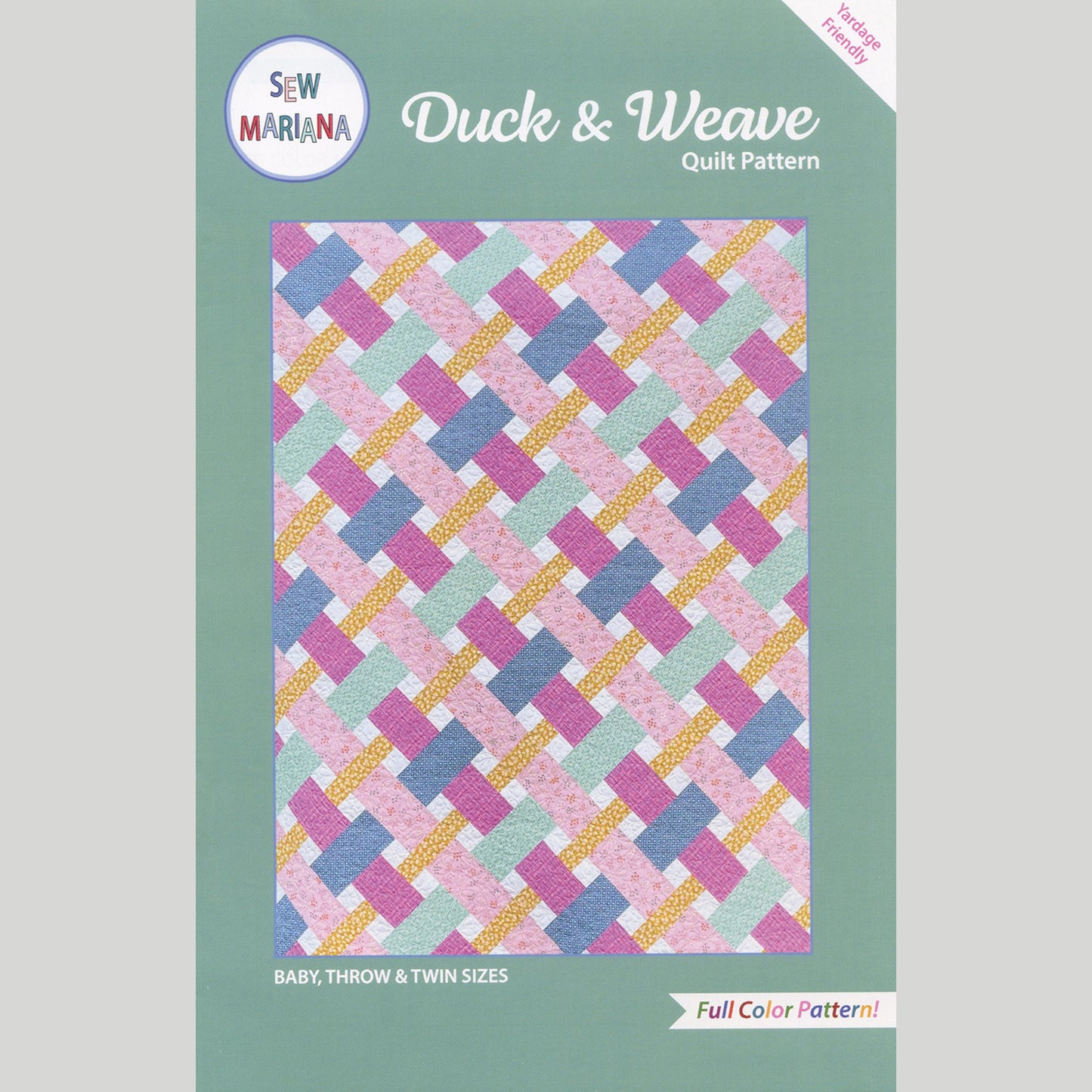 Weave Pattern Checker Duck and Weave Quilt Pattern