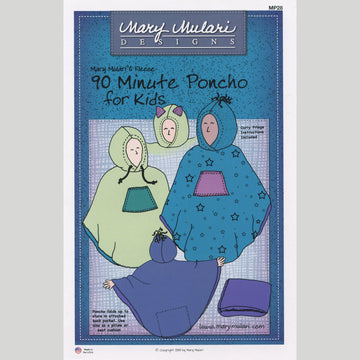 90 Minute Poncho for Kids Pattern