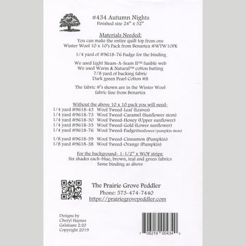 Autumn Nights Quilt Pattern