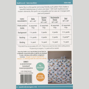 Same Sky Quilt Pattern