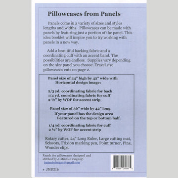 Pillowcases from Panels Christmas Pattern