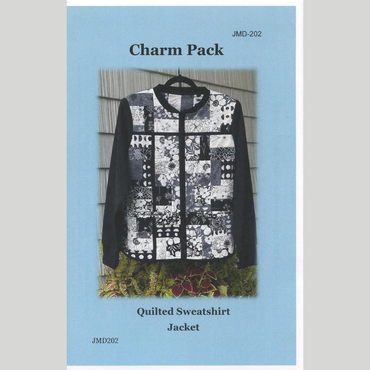 Charm Pack Quilted Sweatshirt Jacket Pattern