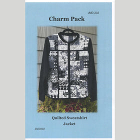Charm Pack Quilted Sweatshirt Jacket Pattern