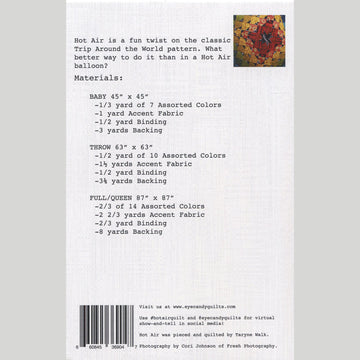 Hot Air Quilt Pattern