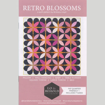 Retro Blossoms Quilt Pattern