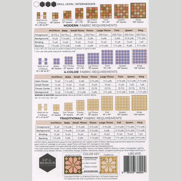 Knitted Blooms Quilt Pattern