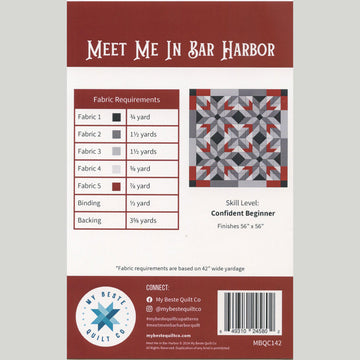 Meet Me in Bar Harbor Quilt Pattern