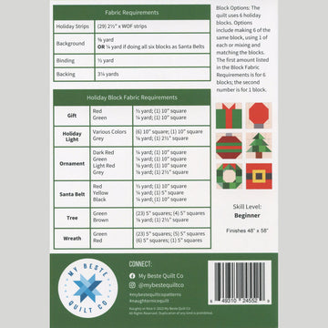 Naughty or Nice Quilt Pattern