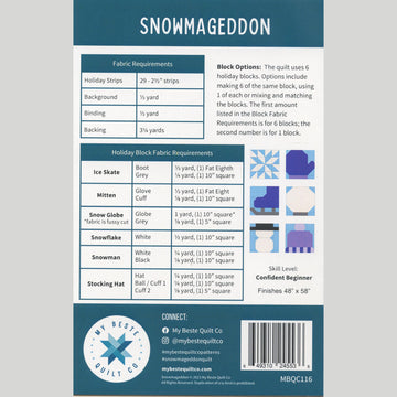 Snowmageddon Quilt Pattern