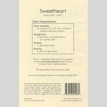 Sweetheart Quilt Pattern