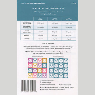 Pandamonium Quilt Pattern