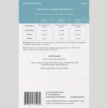 Double Dash Quilt Pattern