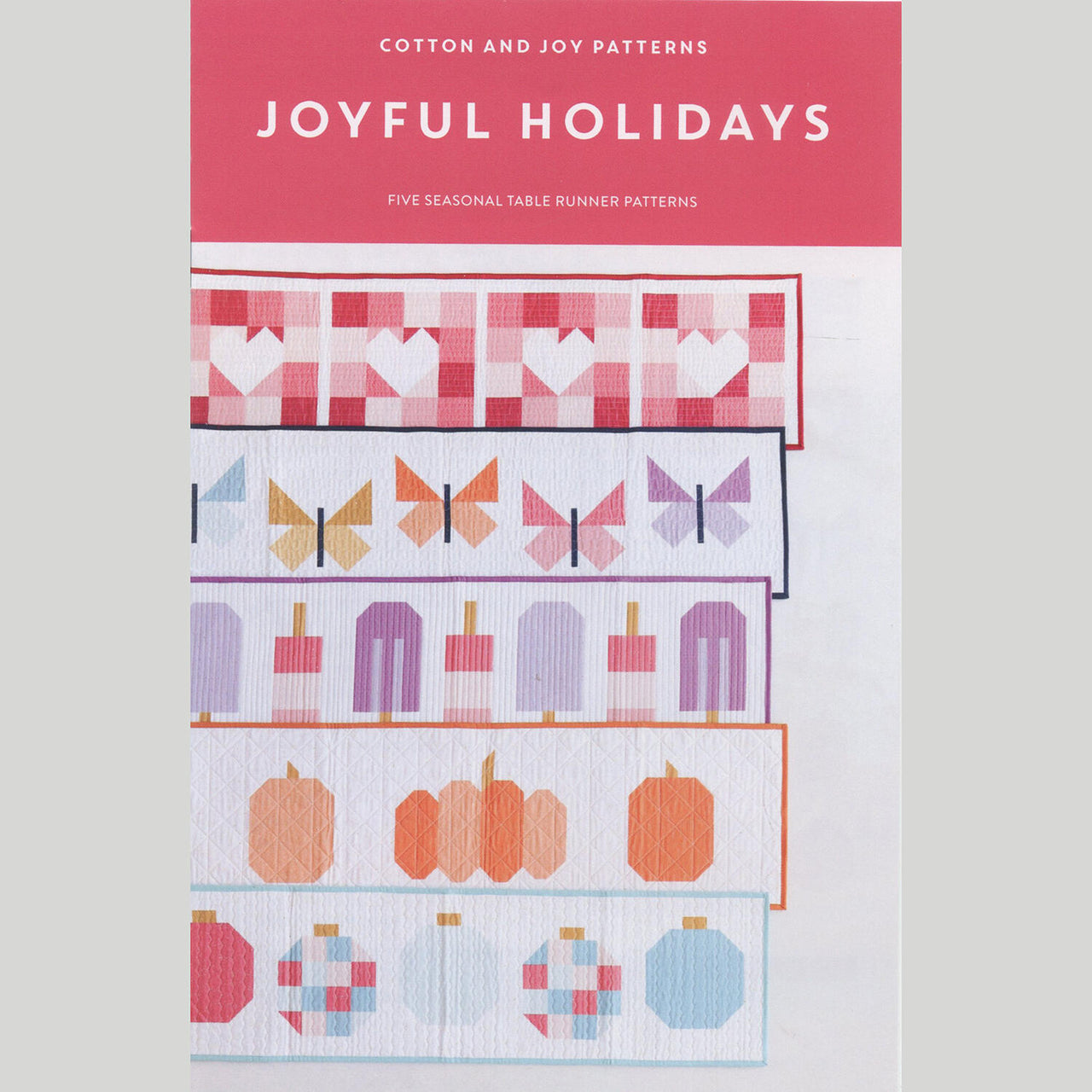 Joyful Holidays Table Runner Pattern