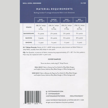 Rolly Stack Quilt Pattern