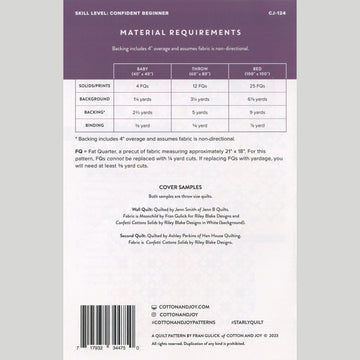 Starly Quilt Pattern