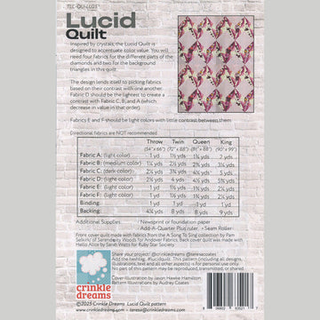 Lucid Quilt Pattern