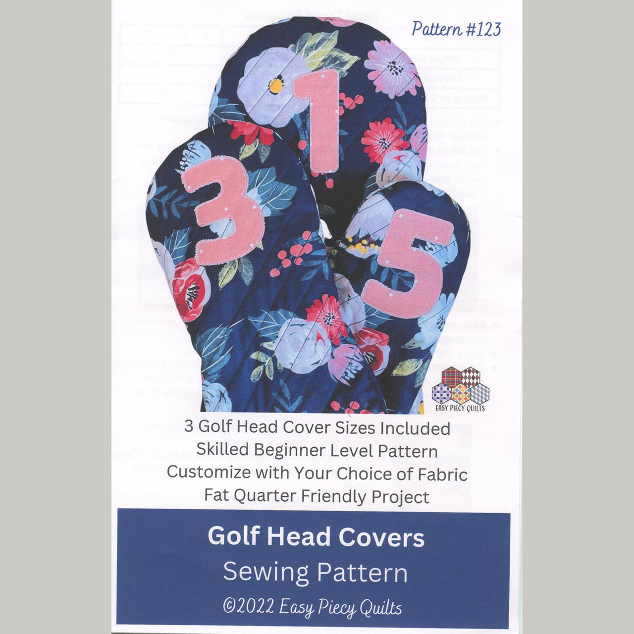 Golf Head Cover Pattern