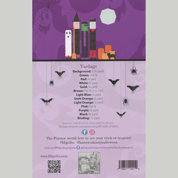 Farmer's Skinny Halloween Quilt Pattern