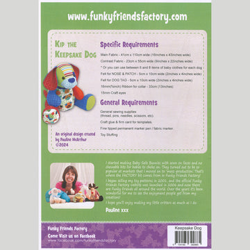 Kip The Keepsake Dog Pattern