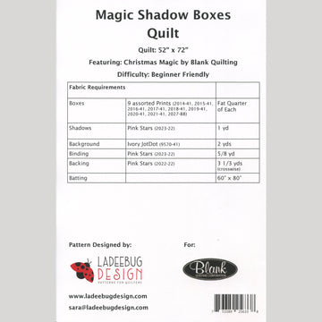 Magic Shadow Boxes Quilt Pattern