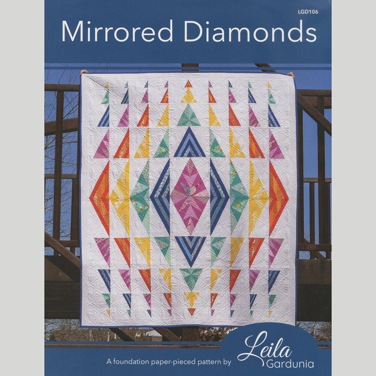 Mirrored Diamonds Quilt Pattern
