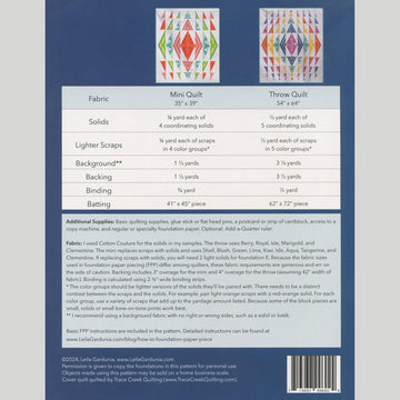 Mirrored Diamonds Quilt Pattern