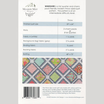 Woodshire Quilt Pattern
