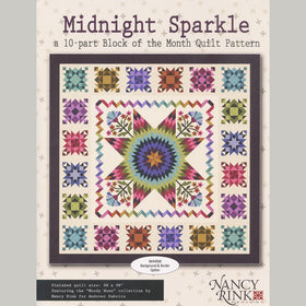 Midnight Sparkle Block of the Month Quilt Pattern