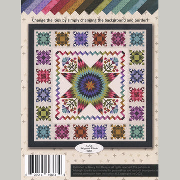Midnight Sparkle Block of the Month Quilt Pattern