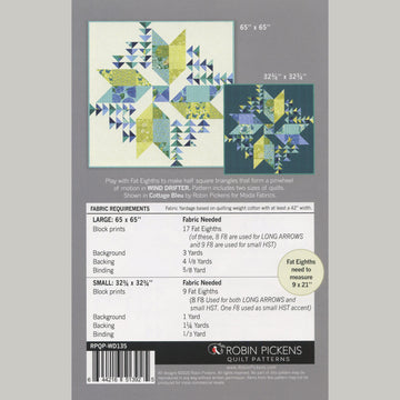 Wind Drifter Quilt Pattern