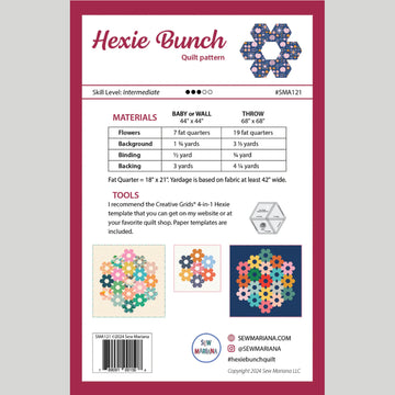 Hexie Bunch Quilt Pattern