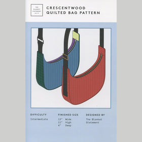 Crescentwood Quilted Bag Pattern