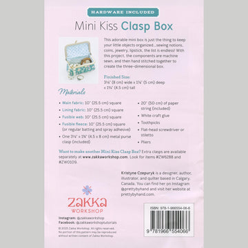Mini Kiss Clasp Box Pattern