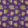 Fantasticats - Hidden Cats Dark Purple Metallic Yardage