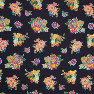 Fantasticats - Hidden Cats Black Metallic Yardage