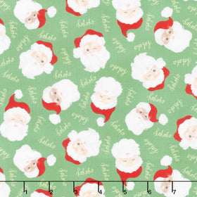 Santa Paws - Santas Green Yardage