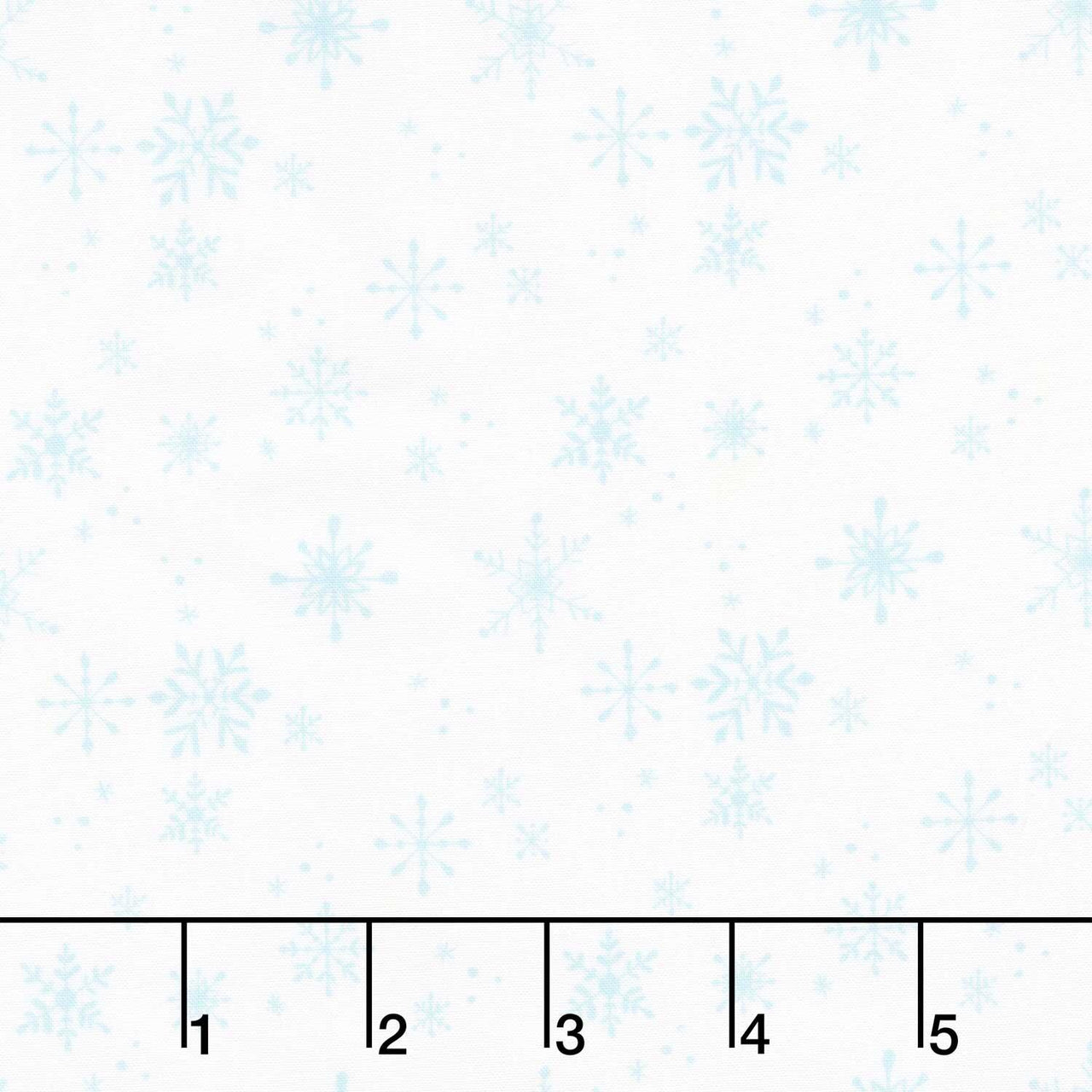 Santa Paws - Snowflakes White Yardage