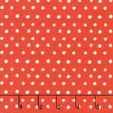 Santa Paws - Dot Light Red Yardage